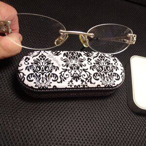 Brighton Silver Toned Open Work Design Readers 1+ Never Worn